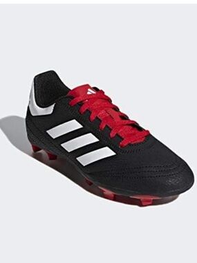 Adidas Goletto VI FG Soccer Cleats Black White Red